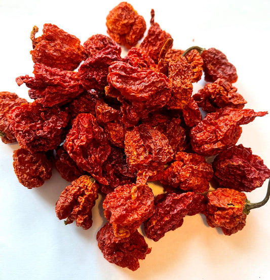 Whole Dried Carolina Reaper Pepper Pods